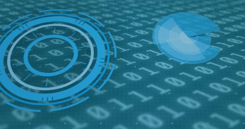 Futuristic Digital Data Concept with Lock Icon - Download Free Stock Images Pikwizard.com