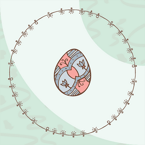 easter egg vector illustration on transparent background - Download Free Stock Videos Pikwizard.com
