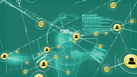 Futuristic Network Connection with Digital Data Analysis