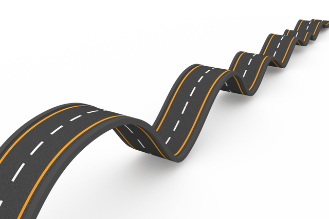 Wavy Road Vector Illustration on Transparent Background - Download Free Stock Videos Pikwizard.com