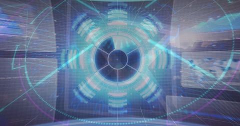Futuristic Digital Interface with Complex Data Patterns - Download Free Stock Images Pikwizard.com