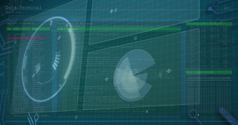 Digital Data Processing and Interface Background - Download Free Stock Images Pikwizard.com