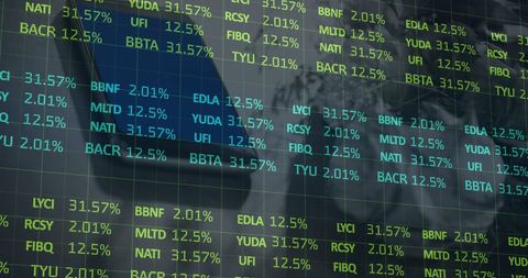 Stock Market Data Processing Over Smartphone Display