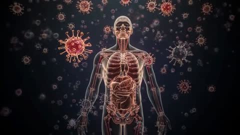 Digital Animation Highlighting Anatomy with Virus Interaction