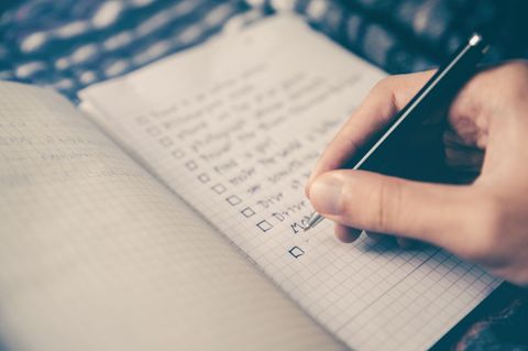 Planning and productivity: making a to-do list