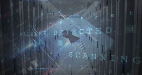 Cybersecurity and Malware Detection: Protecting Digital Servers - Download Free Stock Images Pikwizard.com