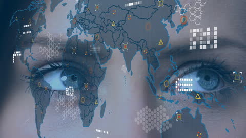 Global Connectivity and Data Visualization Over Human Eyes