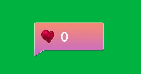 Social Media Zero Likes Concept on Vibrant Background - Download Free Stock Images Pikwizard.com