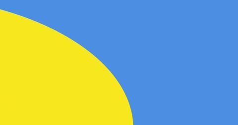 Abstract Blue and Yellow Background with Copy Space