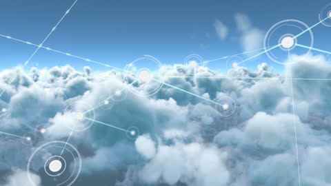 Digital Network Concepts Above Cloudscape