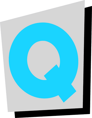 cyan q asymmetrical gray square shadow, transparent vector design - Download Free Stock Videos Pikwizard.com