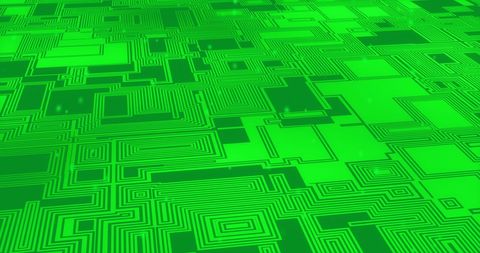 Digital Circuit Board with Green Grid Matrix - Download Free Stock Images Pikwizard.com