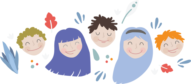 Transparent Illustration of Happy Children Celebrating Diversity - Download Free Stock Videos Pikwizard.com