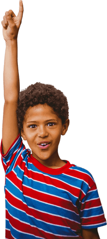 African American Boy Raising Hand Transparent Background - Download Free Stock Videos Pikwizard.com