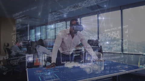 Virtual Reality and Data Processing in Modern Office