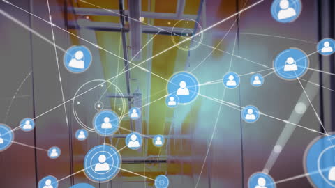 Digital Network Connections with Flowing Data Links
