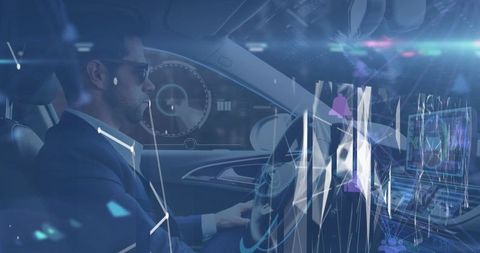 Modern Car Network Technology with Confident Driver Conceptual Overlay