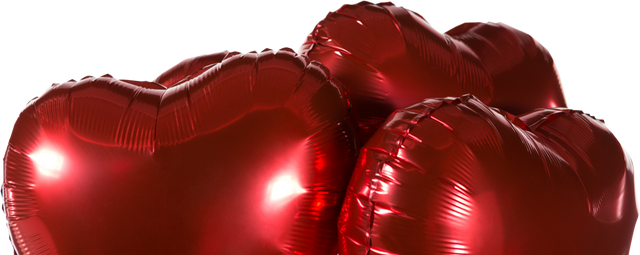 Red Heart Shape Balloons Bubbling Together in Celebration, Transparent Background - Download Free Stock Videos Pikwizard.com