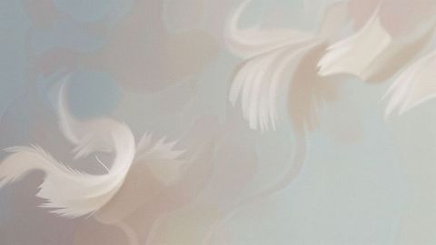 Serene abstract pastel swirls creating fluid harmony