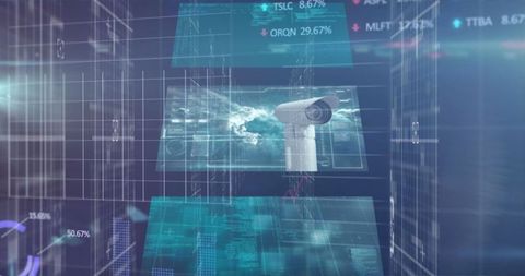 Digital Security Surveillance and Data Processing - Download Free Stock Images Pikwizard.com