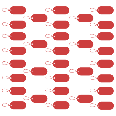 Red Pattern Symbols on Transparent Background Vector Illustration - Download Free Stock Videos Pikwizard.com