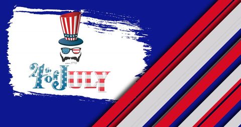Patriotic 4th of July Banner with Stars and Stripes Theme - Download Free Stock Images Pikwizard.com