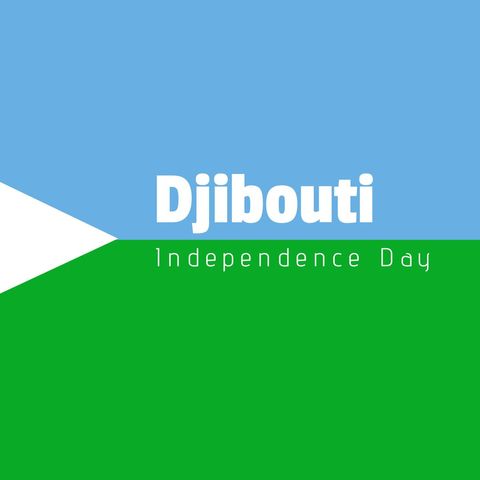 Djibouti Independence Day Celebration Concept with National Flag - Download Free Stock Templates Pikwizard.com