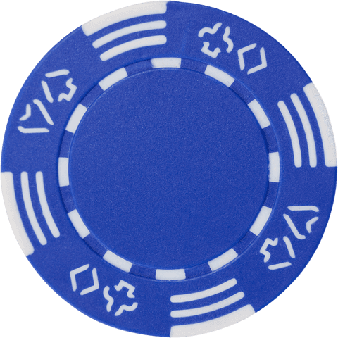 blue and white casino chip on transparent background - Download Free Stock Videos Pikwizard.com
