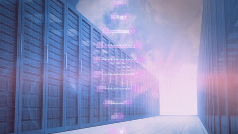 Futuristic Digital DNA with Data Servers