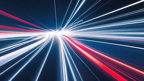 Dynamic Light Trails in Motion, Futuristic Abstract Design