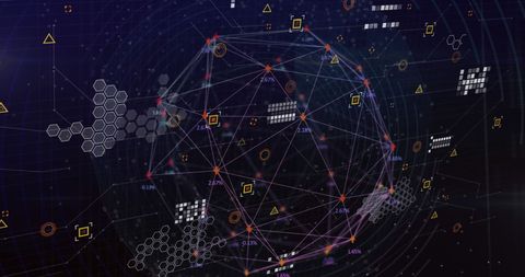 Complex Digital Network Connections in Global Technology - Download Free Stock Images Pikwizard.com