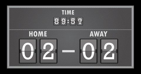 Close Soccer Match Almost at End with Tied Score - Download Free Stock Images Pikwizard.com