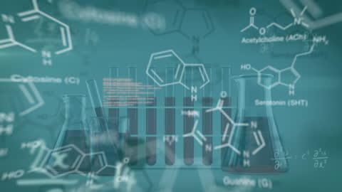 Digital Innovation in Chemistry Lab with Chemical Formulas Animations