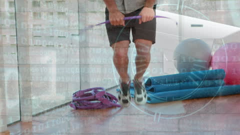 Dynamic Jump Rope Training with Digital Overlay Concept