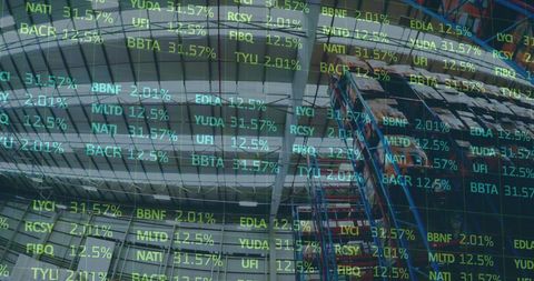 Global Shipping Finance Data Overlay on Warehouse