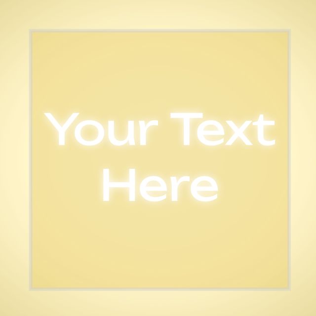 Yellow Background Template with Your Text - Download Free Stock Templates Pikwizard.com