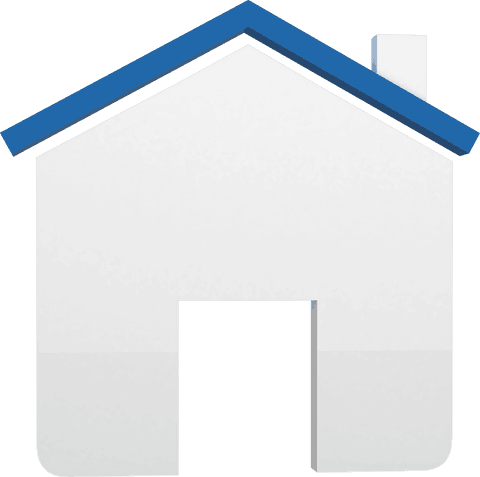 transparent home icon with blue roof symbol - Download Free Stock Videos Pikwizard.com