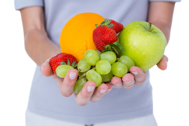 Woman's Hands Holding Fresh Fruits Transparent Background - Download Free Stock Videos Pikwizard.com