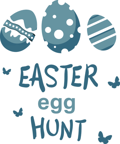 colorful easter egg hunt design with text on transparent background - Download Free Stock Videos Pikwizard.com