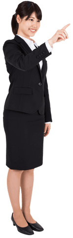 transparent smiling asian businesswoman interacting with virtual interface - Download Free Stock Videos Pikwizard.com
