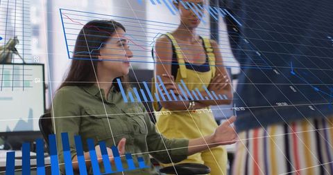 Presenting interactive ar data visualization during team collaboration in modern workspace
