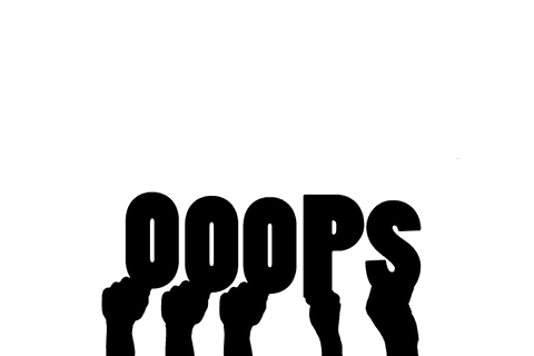 transparent illustration of oops text with hands gesture - Download Free Stock Videos Pikwizard.com