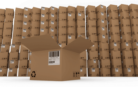 transparent warehouse open cardboard box multiple box arrangement - Download Free Stock Videos Pikwizard.com