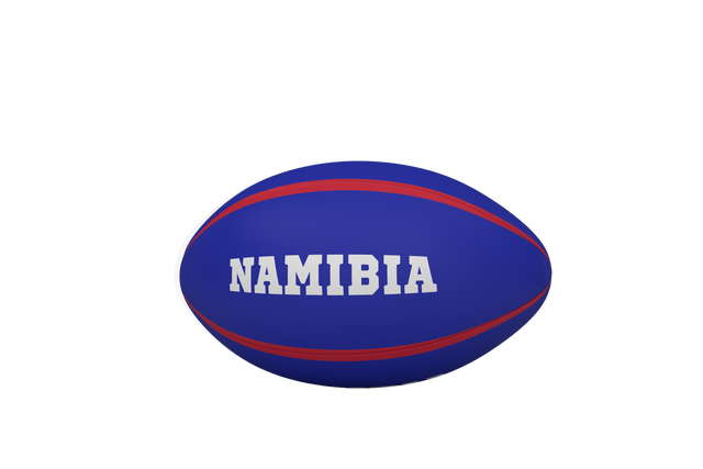 Namibia Rugby Ball Isolated on Transparent Background - Download Free Stock Videos Pikwizard.com