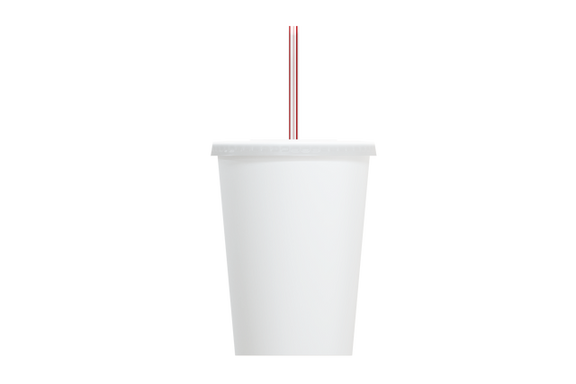 Minimalist Cup of Lemonade with Straw on Transparent Background - Download Free Stock Videos Pikwizard.com