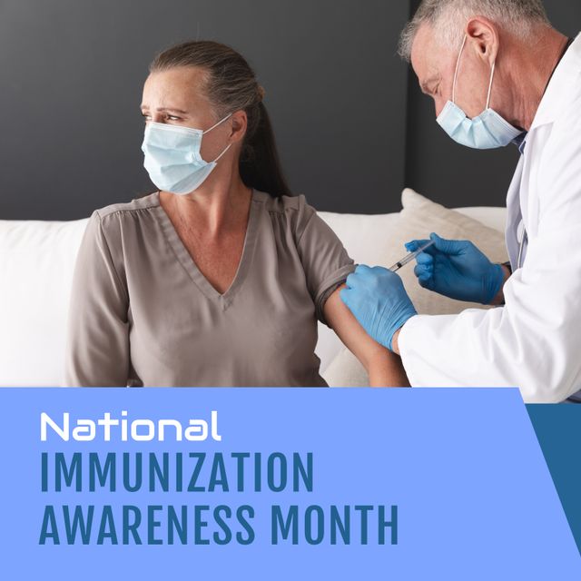 Image useful for campaigns and educational materials promoting vaccination and immunization awareness. Ideal for health organizations, e-learning content, and social media posts about the importance of vaccinations.