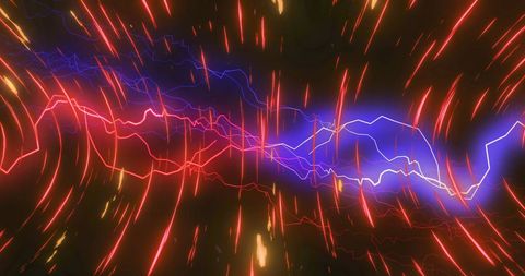 Colorful Energy Currents and Light Streaks on Dark Abstract Background - Download Free Stock Images Pikwizard.com