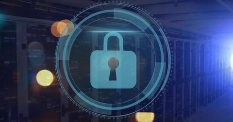 Advanced Cybersecurity Concept in Modern Data Center Environment - Download Free Stock Images Pikwizard.com