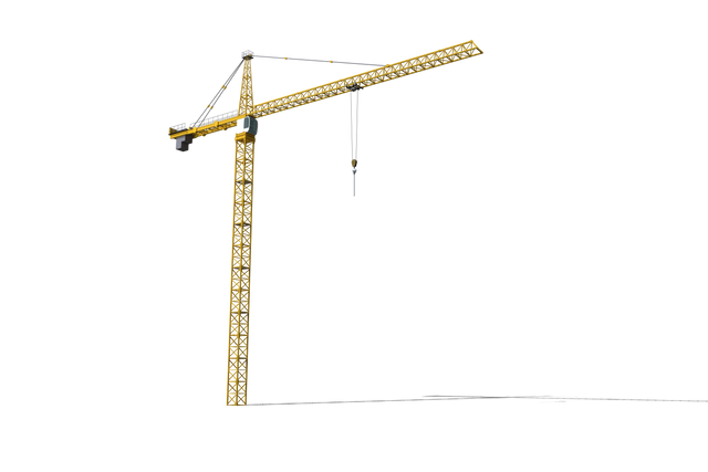 Tall Construction Crane Cutout Against Transparent Background - Download Free Stock Videos Pikwizard.com