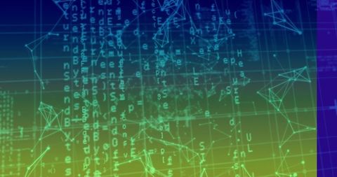 Glowing network connections with alphanumeric code